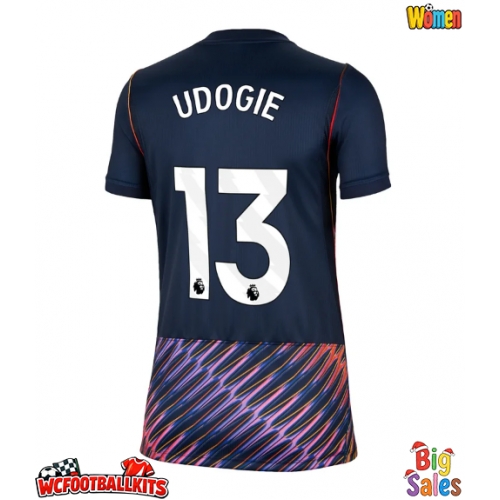 Tottenham Hotspur Destiny Udogie #13 Replica Away Stadium Shirt for Women 2026-27 Short Sleeve